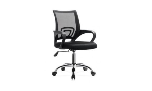 Silla De Oficina Mesh Tela y pie metalico