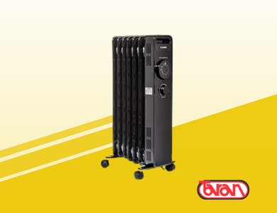 RADIADOR DE ACEITE NEGRO JAMES RA 1500 W G2