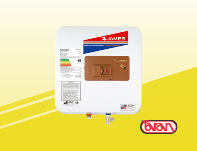 TERMOTANQUE DE COBRE JAMES PRISMA 30 Litros
