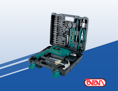 KIT DE TALADRO PERCUTOR 650W + 95 ACCESORIOS XION XI-TOOLHD695K