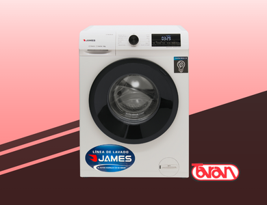 LAVARROPAS CARGA FRONTAL JAMES LR 8140 INV BL