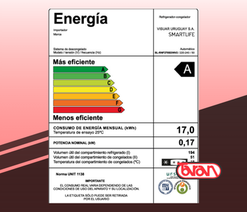 REFRIGERADOR FRÍO SECO CON DISPENSADOR INVERTER SMARTLIFE SL-RNF270SDINV2