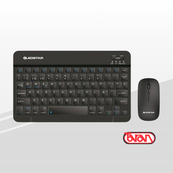 COMBO DE TECLADO Y MOUSE INALAMBRICOS LEDSTAR LI-T01