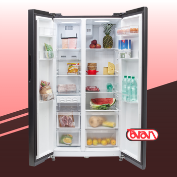 REFRIGERADORES SIDE BY SIDE JAMES RJ 45M SBSI DARK INOX